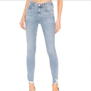 AGOLDE - Sophie Hi Rise
Skinny Scheme Women's Light Blue Jeans